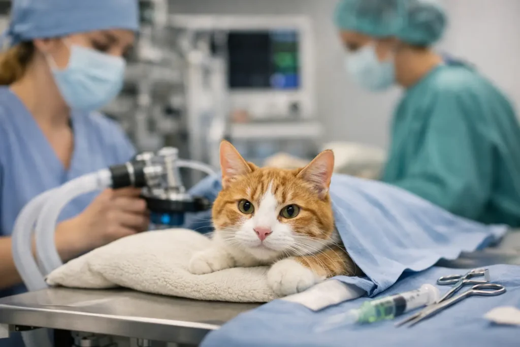 Katzenkrankenversicherung mit OP sinnvoll?