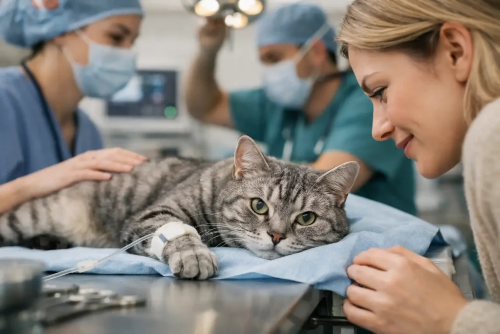 Wichtigste Leistungen Katzen-OP-Versicherung